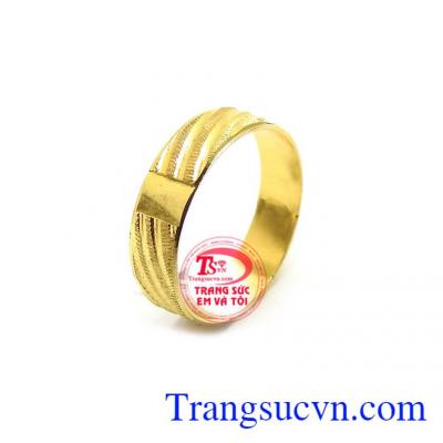 Nhẫn Nữ Vàng 10k Cá Tính thiết kế độc đáo, mới lạ, phù hợp nhiều phong cách thời trang, mang lại sự mới lạ, cá tính và phong cách mới