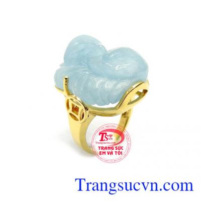 Nhẫn Nữ Hồ Ly Quyền Lực vàng 10k chạm khắc tinh xảo, độc đáo