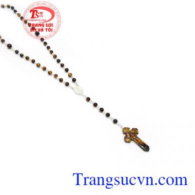 Chuỗi Tràng Hạt Mắt Hổ Thiên Nhiên lần hạt mỗi ngày sẽ mang lại may mắn, thành công, hạnh phúc, mang bình an cho người đeo và như là lời nhắc nhở lần chuỗi Mân côi hàng ngày
