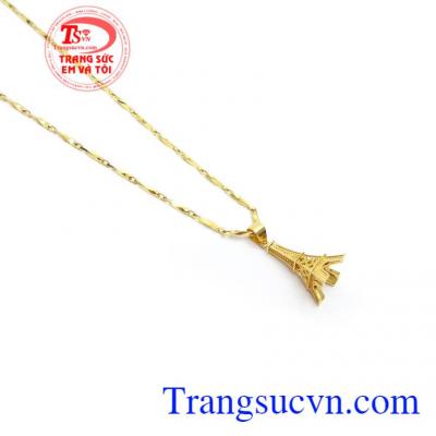 Bộ dây chuyền vàng tây đẹp