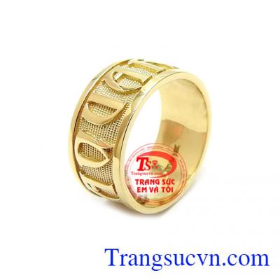 Nhẫn Nam Vàng 18k Phong Cách