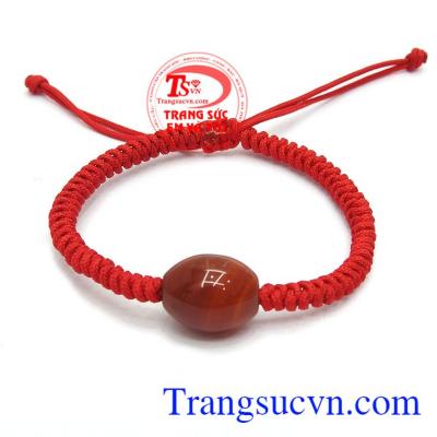 Dây tết mã não may mắn là sản phẩm mã não thiên nhiên