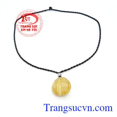 Dây đeo thạch anh tóc vàng cao cấp mang năng lượng dồi dào