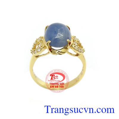 Nhẫn Nữ Sapphire Thịnh Vượng hợp thời trang và phong thủy phái đẹp