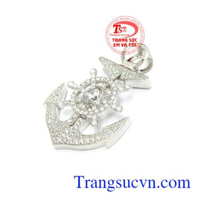 Mặt nam vàng trắng 14k thời trang phong cách