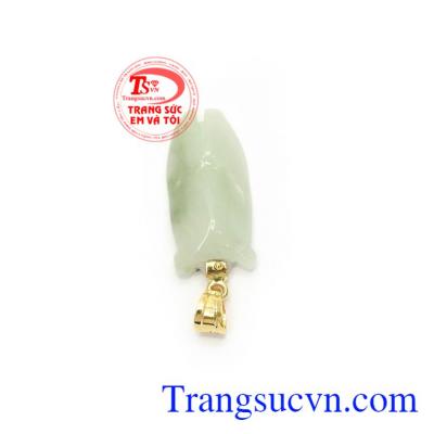 Ngọc thiền chạm khắc tinh xảo phù hợp nhiều loại dây chuyền khác nhau