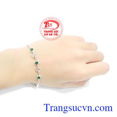 Lắc bạc trái tim 925