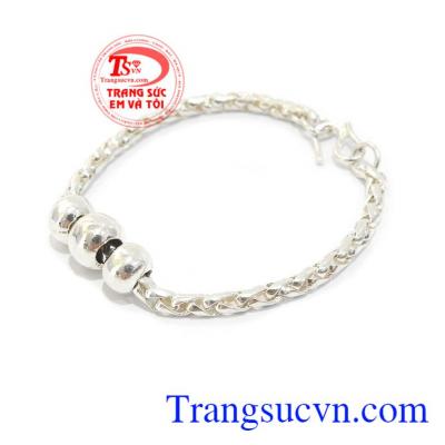 Lắc bạc đẹp, bạc 925 thành phần bạc đảm bảo