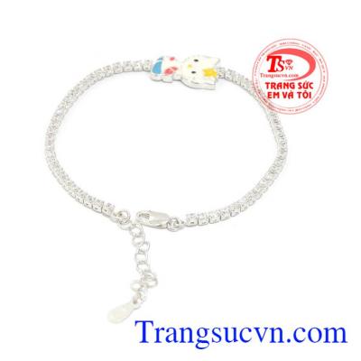 Lắc bạc helo kitty mọi bé gái đều ưa thích