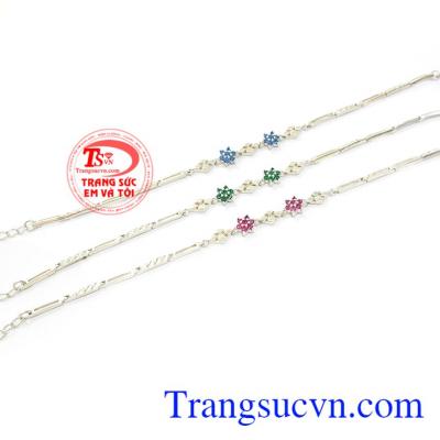 Lắc Bạc Nữ Xinh Xắn thời trang