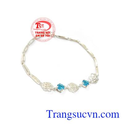 Lắc Tay Bạc Nữ Thời Trang bạc 92.5 bền đẹp, chất lượng