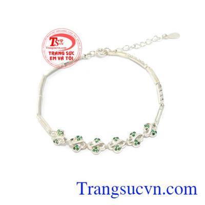Lắc Tay Bạc Nữ Tinh Tế bạc 92.5 thời trang, phong cách
