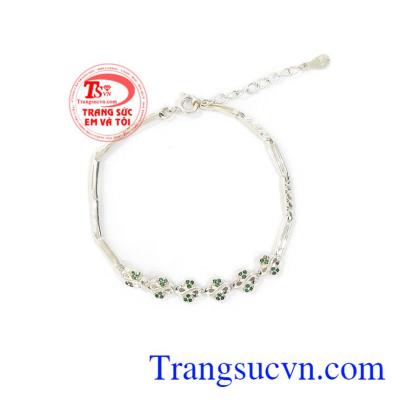 Lắc Tay Bạc Nữ Tinh Tế chất lượng cao, chế tác theo yêu cầu