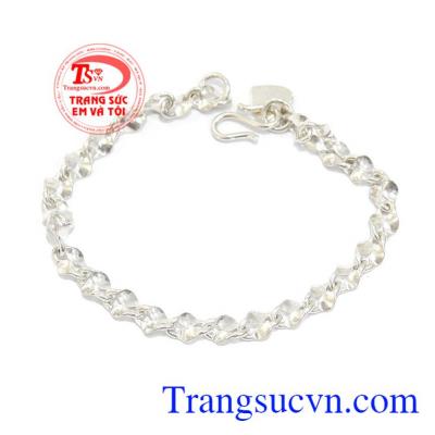 Lắc tay bạc dành cho trẻ em