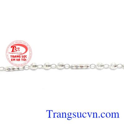 Lắc chân bạc dành cho nữ