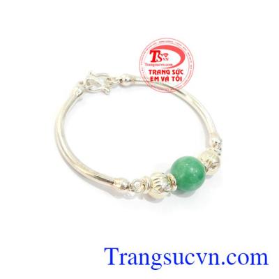 Lắc Tay Bạc Xinh Xắn Cho Bé