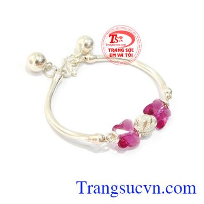 Lắc Tay Gắn Đá Cho Bé