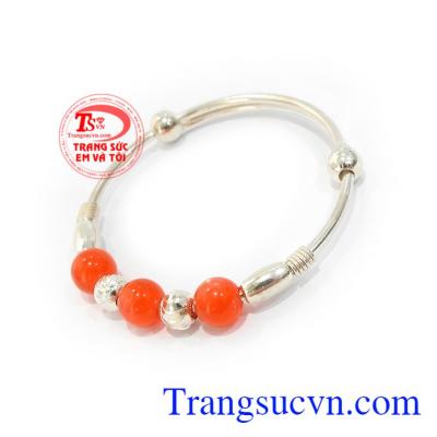 Lắc Tay Bạc Dễ Thương Cho Bé