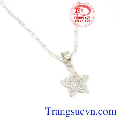 Mặt dây bạc nữ