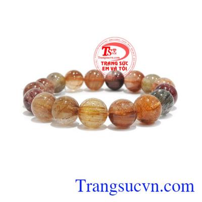 Chuỗi thạch anh tóc đại lộc mang ý nghĩa đại cát, đại lộc, mang lại may mắn cho người đeo