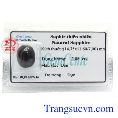 Viên Sapphire Ép Vỉ Tài Lộc thiên nhiên cao cấp phù hợp làm mặt dây chuyền, mặt nhẫn, mang lại tài lộc, may mắn và hạnh phúc cho người đeo