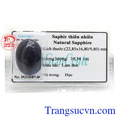 Sapphire Thiên Nhiên Ép Vỉ Thịnh Vượng phù hợp làm mặt nhẫn, mặt dây chuyền tôn lên sự sang trọng, mạnh mẽ và đẳng cấp