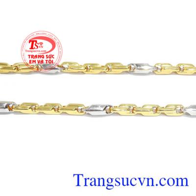 Dây chuyền nam vàng tây