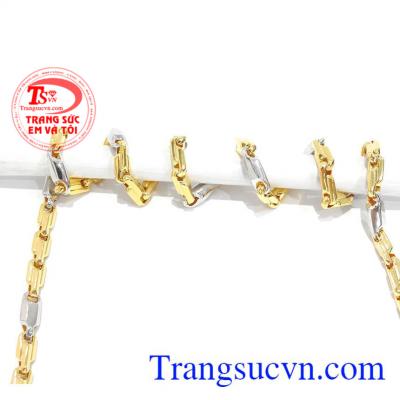 Dây nam thời trang vàng 10k