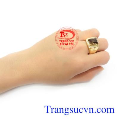 Nhẫn nam vàng 14k sang trọng đẳng cấp
