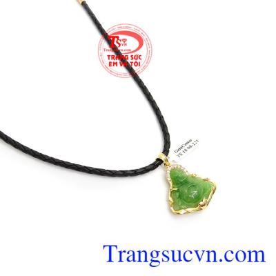 Mặt Dây Di Lặc May Mắn bọc vàng 14k bền đẹp, sang trọng