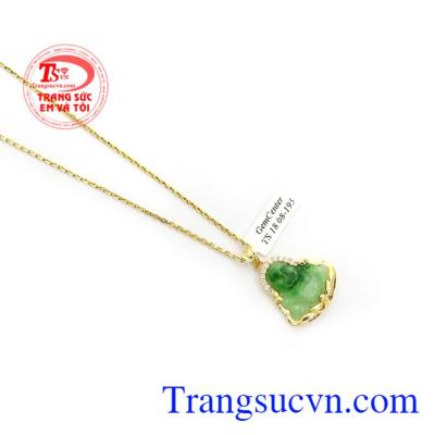 Mặt Dây Di Lặc Hoan Hỉ bọc vàng 14k bền đẹp,chất lượng, đeo hợp thời trang