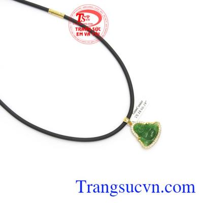 Mặt dây phật di lặc phỉ thúy thiên nhiên cao cấp