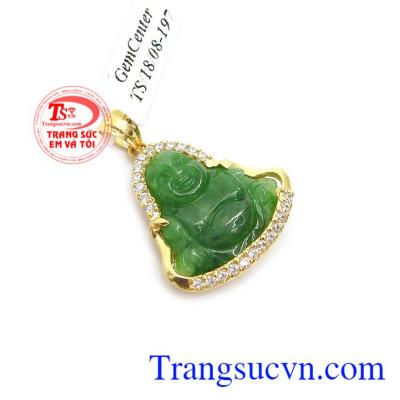 Mặt Dây Di Lặc Hạnh Phúc bọc vàng 14k bền đẹp, sang trọng