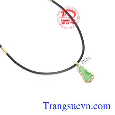 Mặt dây chuyền phật Quan âm phỉ thúy thiên nhiên