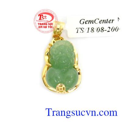 Mặt Dây Tỳ Hưu Aventurine Tài Lộc