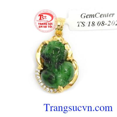 Mặt Dây Tỳ Hưu An Nhiên là biểu tượng cho tài lộc, may mắn và bình an cho người đeo