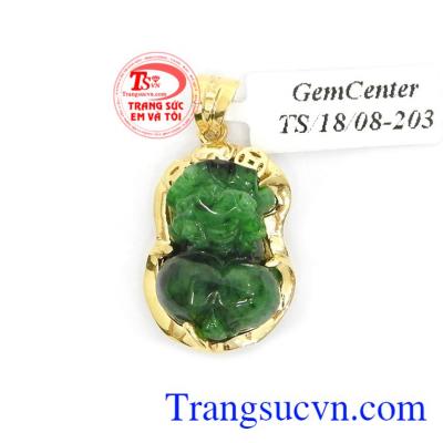 Mặt Dây Tỳ Hưu Phỉ Thúy Chiêu Tài trong phong thủy Tỳ hưu là linh vật đặc biệt, có tác dụng chiêu tài lộc, thăng tiến trong công việc, mang lại bình an, may mắn và hạnh phúc cho người đeo