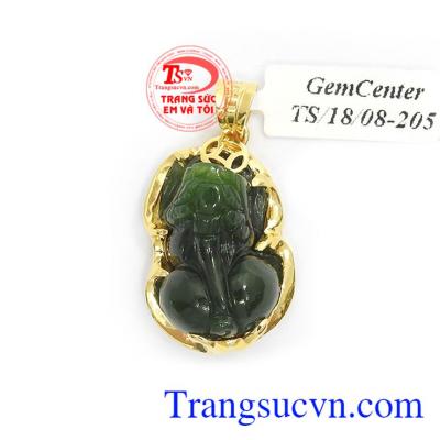 Mặt Tỳ Hưu Nephrite Thiên Nhiên