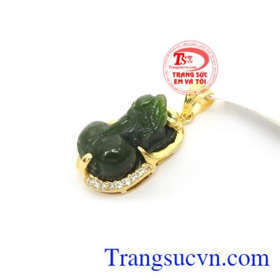 Mặt Tỳ Hưu Nephrite Ngọc Đẹp