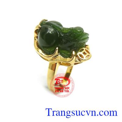 Nhẫn Nữ Tỳ Hưu Nephrite