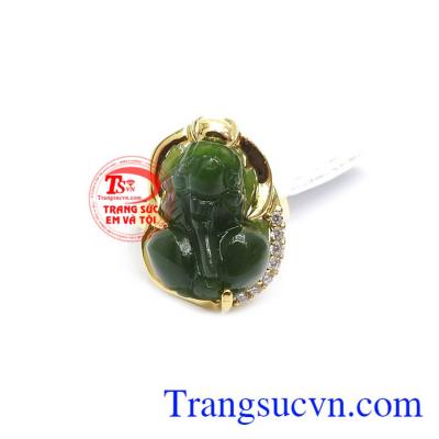 Nhẫn Tỳ Hưu Nephrite Thiên Nhiên