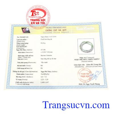 Chứng chỉ đá quý từ trung tâm ngọc học
