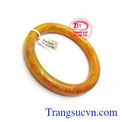 Vòng ngọc cẩm thạch da cam