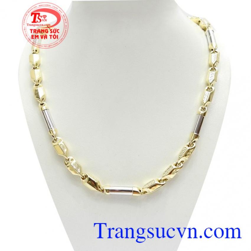 Dây Chuyền Nam Ý 10k Mạnh Mẽ