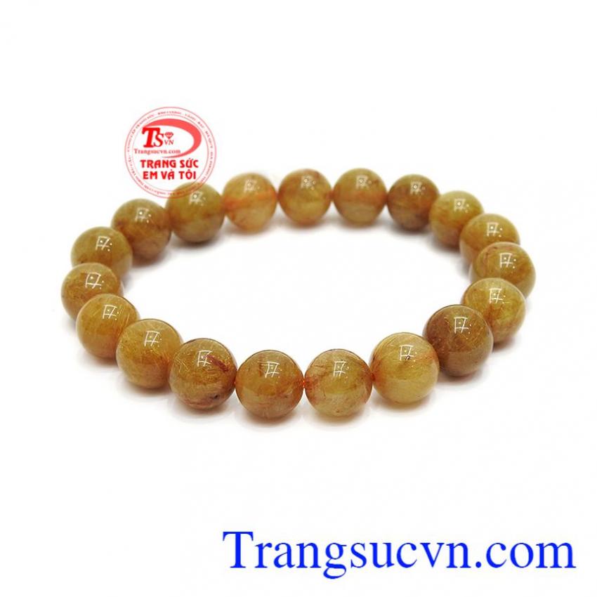 Chuỗi tay thạch anh tóc 10 ly đẹp