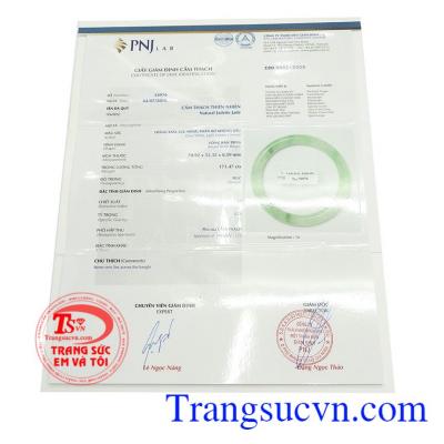 Giấy kiểm định