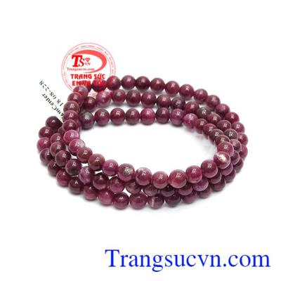 Chuỗi ruby thiên nhiên phong thủy