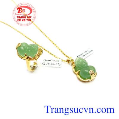 Bộ Dây Nữ Tỳ Hưu Tài Lộc Bình An kết hợp tinh tế, thời trang và sang trọng