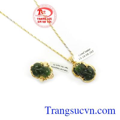 Bộ dây chuyền Tỳ hưu là món quà tuyệt vời dành tặng người bạn yêu thương