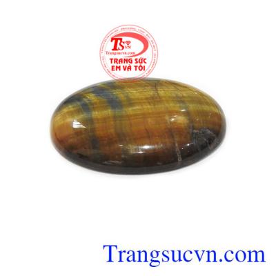 Đá mắt hổ nâu vàng là sản phẩm đá mắt hổ thiên nhiên